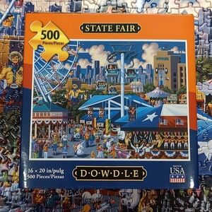 Dowdle Puzzles Jigsaw State Fair of Texas 500 Pieces